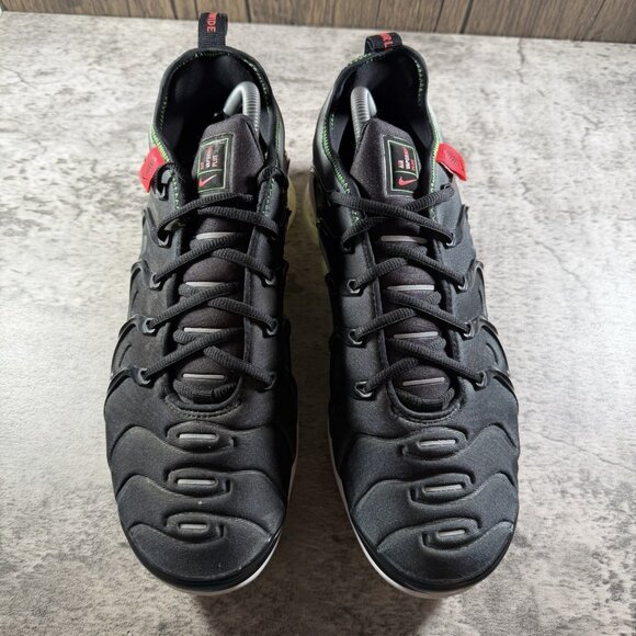 Nike Air Vapormax Plus “Worldwide Pack” Black Gray Volt Red  Men’s Size 10.5 - Picture 7 of 10